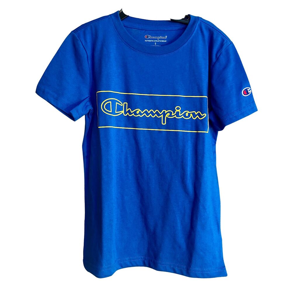 Champion Shirt Boys Small Graphic T-Shirt - Crew Neck